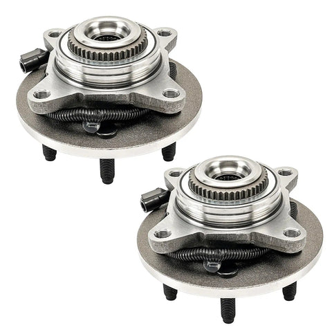 Front Wheel Bearing Hub Assembly For Ford F150 2005 To 2008 4WD And Lincoln Mark LT 2006 To 2008 4WD, 6 Lug, With ABS, Exact Replacement