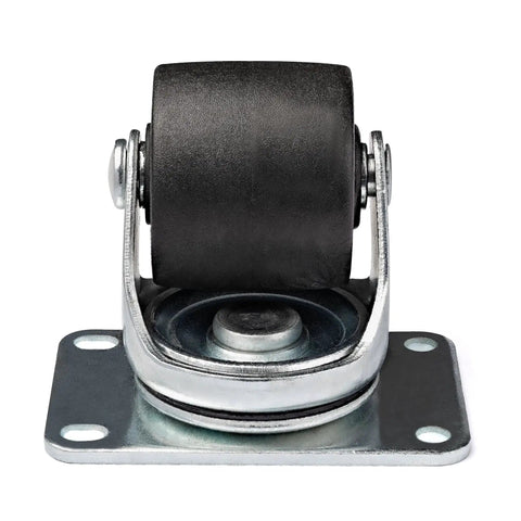 Heavy Duty 2 Inch Universal Swivel Casters Set For 4 Post Server Racks And Cabinets, M6 Bolt Pattern 45x75mm, 4 Pack