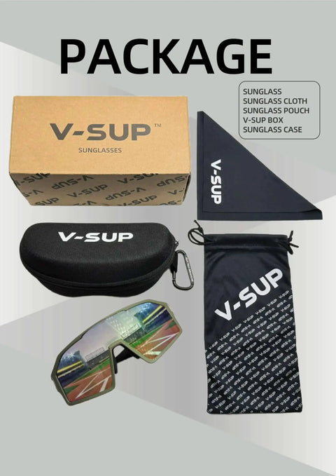 All Around Sport Sunglasses With UV400 Protection And Mirror Lens For Men And Women Ready To Roll accessories package