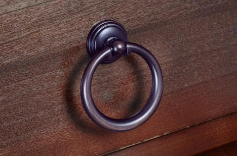 Origins Collection 2 Inch Furniture Ring Pull In Oil Rubbed Bronze For Cabinets Drawers And Furniture Pieces Durable Solid Construction