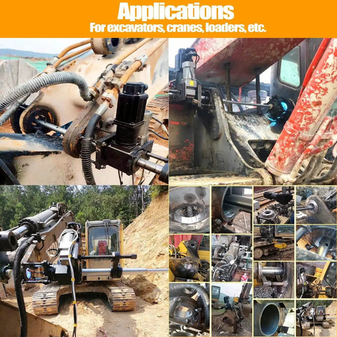 Applications of 2 In 1 Portable Line Boring And Welding Machine For Excavators, Automatic Bore Welder Tool in various equipment