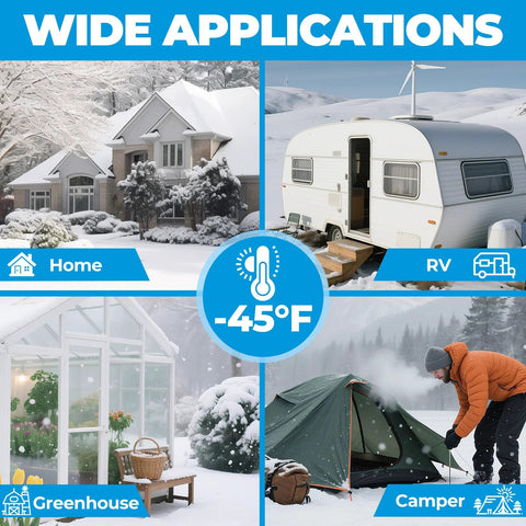 30ft heated water hose for RV; antifreeze to -45°F; versatile for home, greenhouse, and camping use