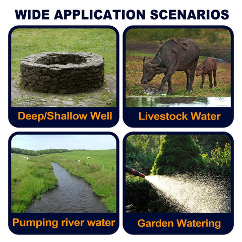 WASSERMANN 4-inch stainless steel submersible pump for deep/shallow well use
WASSERMANN 4-inch stainless steel submersible pump for livestock water supply
WASSERMANN 4-inch stainless steel submersible pump for pumping river water
WASSERMANN 4-inch stainless steel submersible pump for garden watering