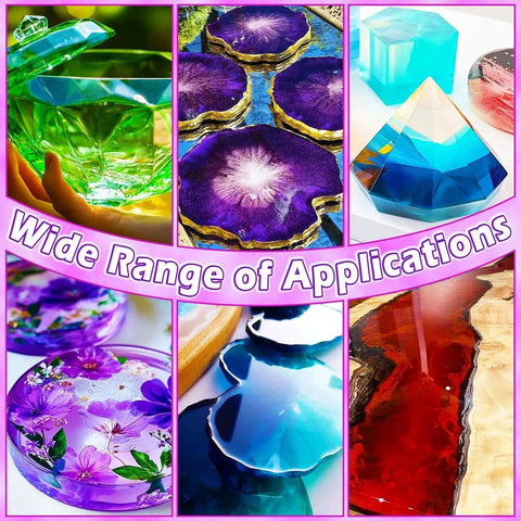 48 Vivid Epoxy Resin Pigment Set With 6ml Tubes For Highly Concentrated Translucent Dye Perfect For Art DIY Jewelry And Crafts