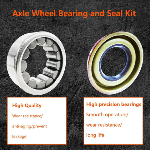 Rear Left And Right Axle Wheel Bearing And Seal Kit For Cadillac Chevy Blazer Silverado Suburban And GMC Sierra 1500