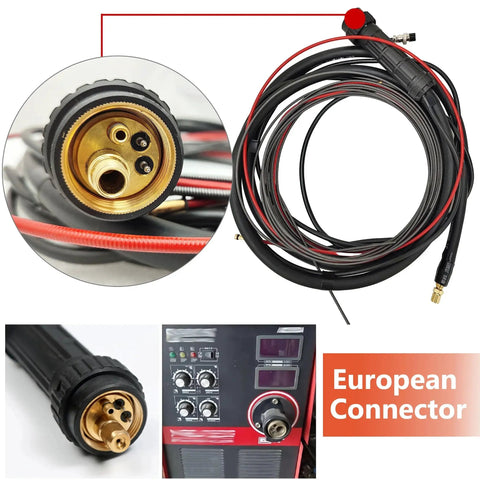 European connector for All In One Line Boring And Welding Machine 110V Bore Welder for excavators and loaders.