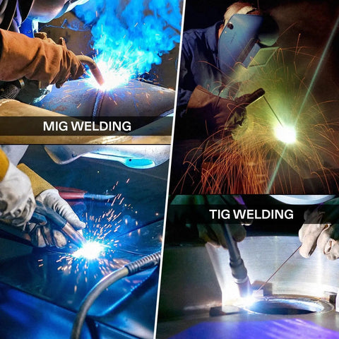 MIG and TIG welding using Rock Solid Brass Argon CO2 Gas Regulator With Flow Meter And Gauge For MIG TIG Welding in action.