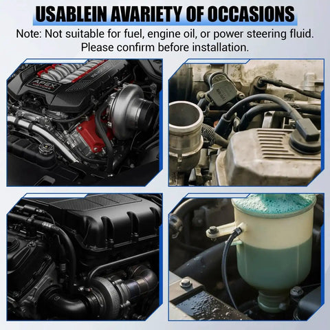 Automotive radiator and heating systems using 5/8 Inch ID Heater Hose, 50 Foot EPDM Rubber Black Hose, 85 PSI Working Pressure