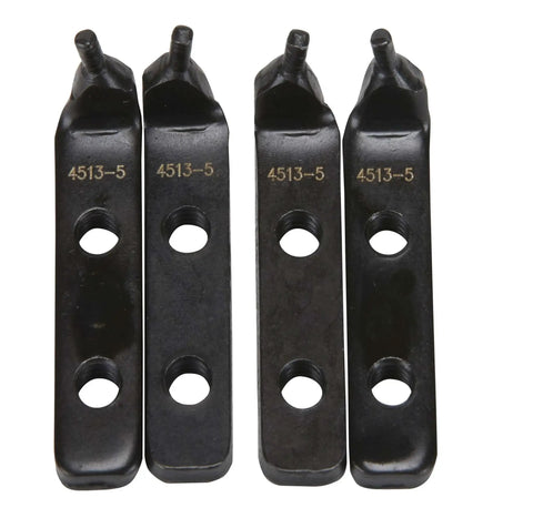 Close-up of black replaceable tips for Heavy Duty 2 Piece Internal And External Snap Ring Pliers Set