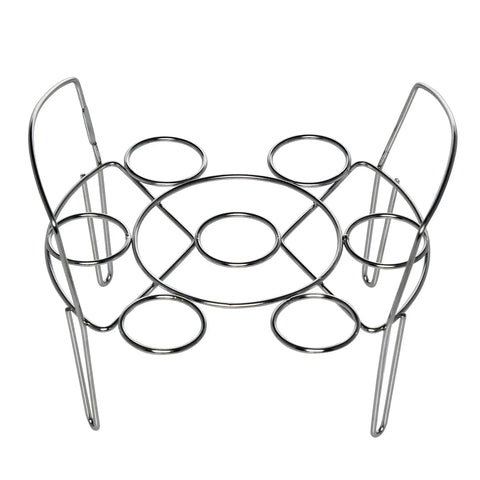 Stainless Steel Wire Egg Rack for 6 & 8 Quart Cookers Holds 7 Eggs Per Rack, Stackable Set of 2, Must Have for Boiled Eggs
