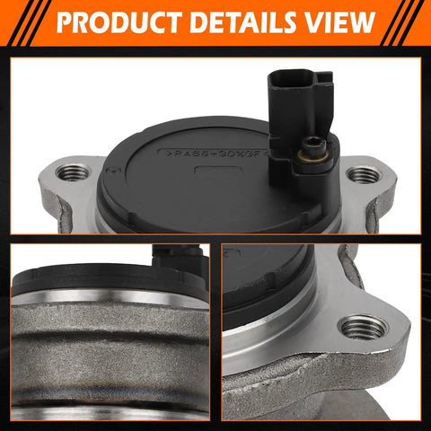 Detailed view of a Rear Wheel Hub Bearing Assembly With ABS For Ford Focus 2012 2013 2014 2015 2016 2017 2018 5 Lug Left Or Right