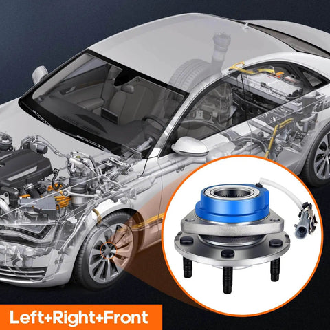 Front Wheel Bearing And Hub Assembly 513121 fits Buick Rendezvous 2007 with diagram showing mounting position