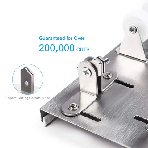 Close-up of Glass Bottle Cutter Upgraded Tool Kit for Cutting Wine Beer Liquor Champagne Bottles Pro DIY Machine with stainless steel base.