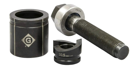 30.5 mm Slug-Buster Manual Knockout Set Replaces 60246 With Knurled Edge Punch Slug Splitter Laser Markings USA Made Die