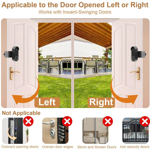 Anti Theft Doorbell Mount For Video Doorbell 2K And HD 2nd Gen No Drill Easy Install Indoor Outdoor Mount With Hidden Anti Theft Screws