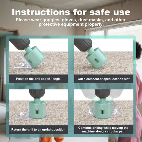 Pro Grade 13Pcs Diamond Hole Saw Kit With Serrated Brazed Core Bits For Hollow Drilling In Ceramic Tile Glass Marble Granite instructions