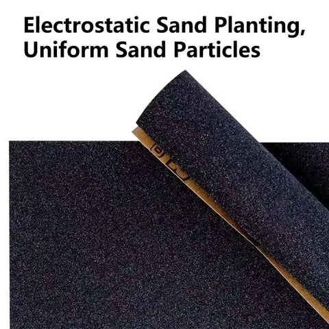 Close-up of Assorted Grit Sandpaper Sheets Kit 100 Pack 80 To 5000 Wet And Dry Sanding for electrostatic sand planting.