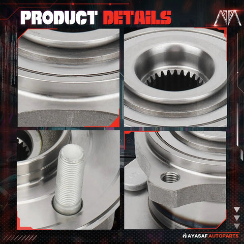 Rear Wheel Hub And Bearing Assembly For 5 Lug Cars Fits Chrysler 300 2005 2009 Dodge Charger 2006 2008 2009 Magnum 2005 2008 With 27 Spline Direct Fit Replacement 512301 product details