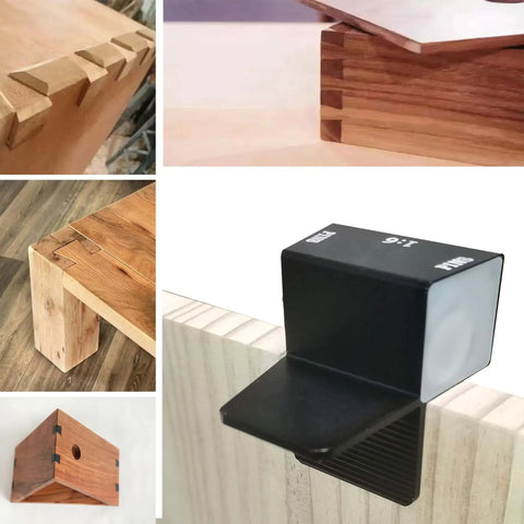 Woodworking Dovetail Jig For Precise Joints With Magnetic Base And Adjustable Fence Easy To Use Hand Saw Guide close-up view