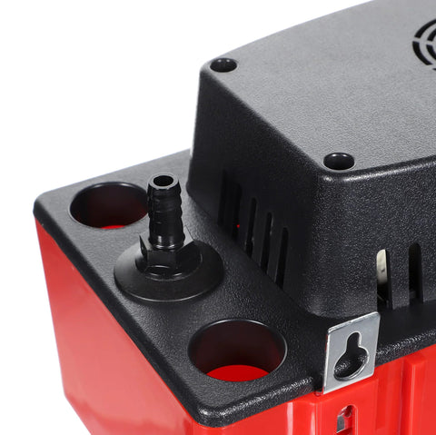 Diversitech ULTRACP-22 Ultra Series condensate pump, red base with black top and removable check valve
