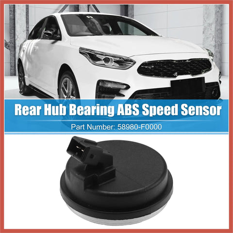 Rear Hub Bearing ABS Speed Sensor Cap For Hyundai Veloster Elantra GT And Kia Forte 2019 To 2023 With OE 58980F0000