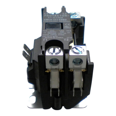 Heavy Duty Enclosed Contactor 1 Pole 32 Amp 24 Volt Coil Replacement for Carrier Bryant Payne HVAC Systems P282-0311