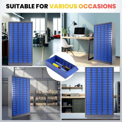 Heavy Duty 100 Drawer Parts Cabinet With Metal Frame For Nuts Bolts And Small Hardware In Garage Workshop And Classroom Storage Organizer Durable ABS Drawers And Sturdy Metal Body Keeps Tools And Components Tidy And Accessible in various settings