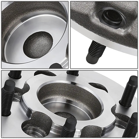 Close-up of Front Right Wheel Bearing Hub Assembly With Abs Sensor Fits Chevy Colorado 2004 2012 and GMC Canyon 2004 2012