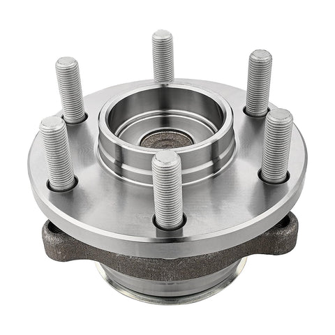 Front Wheel Hub Assembly and Bearing for 2WD Nissan Frontier Xterra Pathfinder Suzuki Equator with 6-bolt, ABS sensor visible