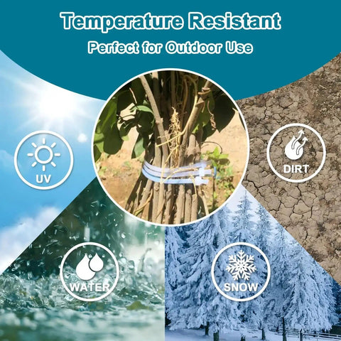 Heavy Duty White Zip Ties 14 Inch Pack Of 100 Ultraviolet Resistant Nylon 66 Cable Ties For Outdoor Use in harsh conditions