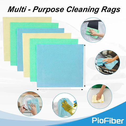 Edgeless Microfiber Towels 20 Pack For Car Detailing And Home Cleaning 12 By 12 Inch No Fuss Reusable Lint Free Streak Free