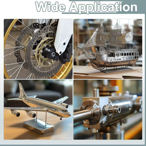 Wide application of 304 Stainless Steel Rods From Uxcell 15mm Diameter 305mm Length Solid Round Lathe Bar Stock For Model Planes, Ships, and DIY crafts.