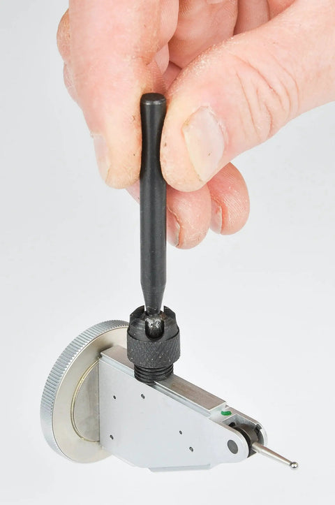 Universal Indicator Holder With Swivel Mount For Dial Indicators, 0.25 Inch Shank, 2.75 Inch Length, Dovetail Style Mount, Fowler