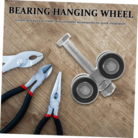 Stainless Steel Double Bearing Caster Wheel For Sliding Gates And Barn Doors Heavy Duty Track Roller Built To Last For Greenhouse