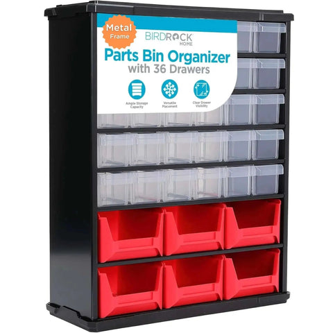 36 Drawer Craft Organizer Bin Heavy Duty Metal Hardware Storage For Nails Nuts Bolts Legos And Small Parts Versatile Parts Bin Organizer