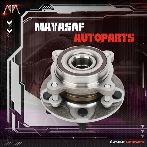 Front Wheel Hub Bearing Assembly Compatible With Toyota Land Cruiser Sequoia Tundra And Lexus LX570 2008 To 2015 4WD Only Direct Fit OE Replacement With Durable Precision Engineering And Reliable Seals product image