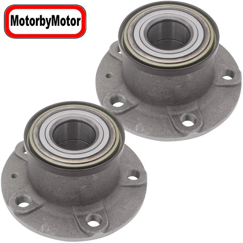 Rear Wheel Bearing And Hub Assembly For Ram ProMaster 1500 2500 3500 2014 To 2023 All Models 2Pc Set Low Runout Quiet Operation Built Tough