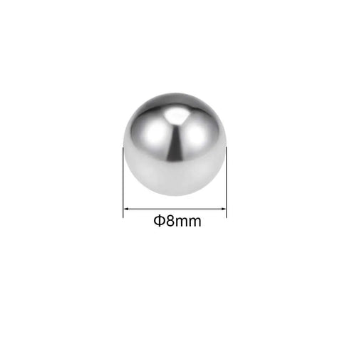 8mm Bearing Balls 304 Stainless Steel G100 Pro Grade Precision 50 Pieces For Smooth Corrosion Resistant Bearings And Mechanical Projects