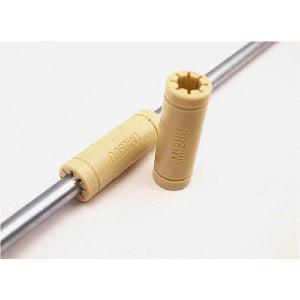 8mm Low noise Linear Motion Bushing Solid Polymer LM8LUU Bearing 8x15x45mm