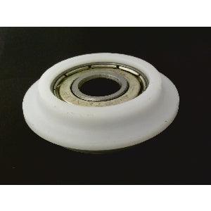 8mm Bore Bearing - 33mm POM plastic roller wheel Miniature Nylon Ball Bearing 8x33x9.5mm