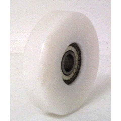 8mm Bore Bearing with 50mm White Plastic Tire 8x50x12mm - VXB Ball Bearings