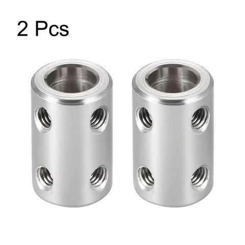 8mm to 8mm Bore Rigid Coupling Set Screw L22XD14 Stainless Steel, Shaft Coupler Connector for 3D Printers, Motor Accessories, 2pcs