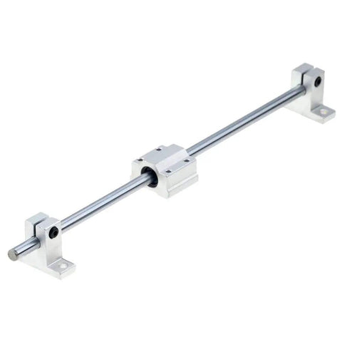Premium 8mm x 350mm chrome plated linear motion rods set of two delivers smooth, precise axis movement for CNC machines and hobby 3D printers