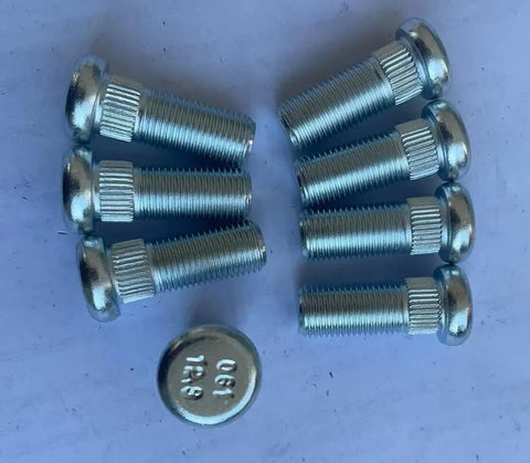 8PCS Rear Wheel Bolt Lug Studs 101922201 416-061 compatible with Club Car DS Golf Cart gas electric 1982-up replace 1034779-01 1011304 102353401