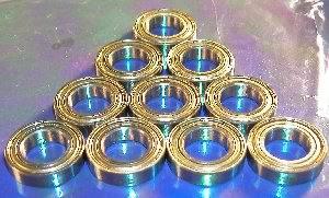 8x16 Shielded 8x16x6 Miniature Bearing Pack of 10 - VXB Ball Bearings