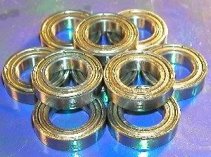 8x16 Shielded 8x16x6 Miniature Bearing Pack of 10 - VXB Ball Bearings