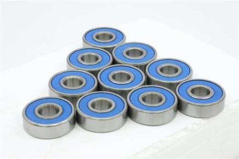 8x16x4 Stainless Steel Sealed Miniature Bearing Pack of 10 - VXB Ball Bearings