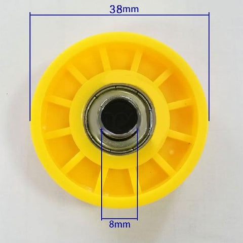 8x38mm Plastic Wheel Roller Conveyor Gravity Slide Bearing - VXB Ball Bearings