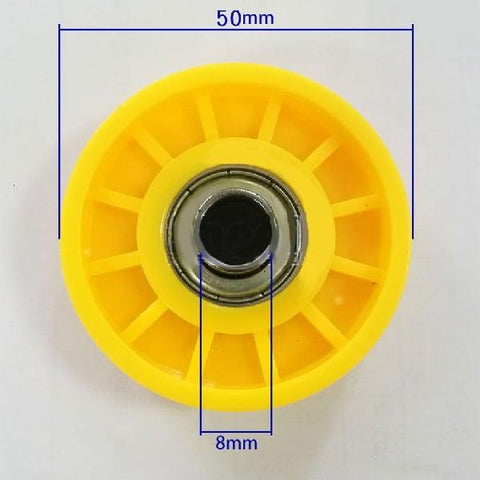 8x50mm Plastic Wheel Roller Conveyor Gravity Slide Bearing - VXB Ball Bearings