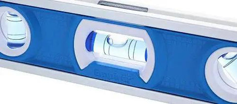 Close-up of 9 Inch Magnetic Torpedo Level With Overhead Viewing Slot For Hands Free Use Aluminum Construction Magnetic Edge For Quick Plumb